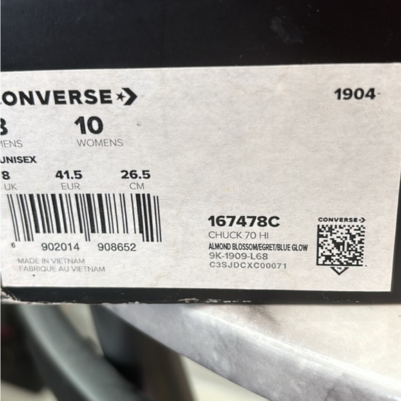 Golf Le Fleur x Chuck 70 Chenille 'Almond Blossom' 2019 New - Picture 6 of 6